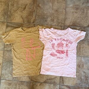 Women’s Flamingo and Italy Graphic T-Shirts
